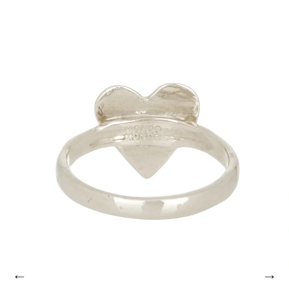 Mondo Mondo • Sterling Silver Heart Ring 🔅NWOT🔅 - Picture 8 of 9